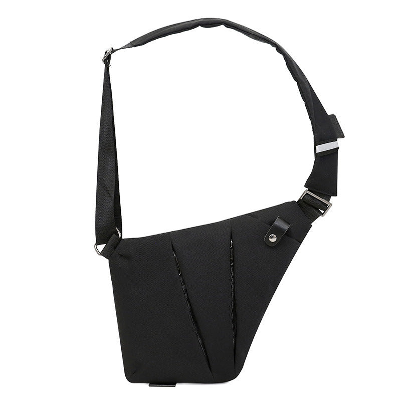 HKM-685651 Men's Anti-Theft Canvas Shoulder Bag - Versatile Colors Available