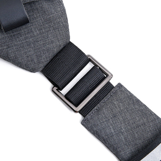 HKM-685651 Men's Anti-Theft Canvas Shoulder Bag - Versatile Colors Available