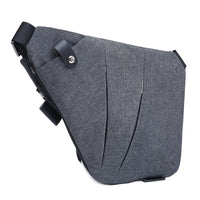 HKM-685651 Men's Anti-Theft Canvas Shoulder Bag - Versatile Colors Available