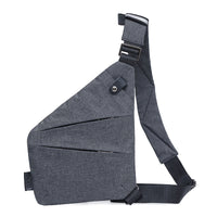 HKM-685651 Men's Anti-Theft Canvas Shoulder Bag - Versatile Colors Available