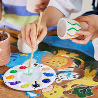 HKM-685779 Cartoon Animal Pottery Machine for Kids - Creative DIY Clay Turntable Toy