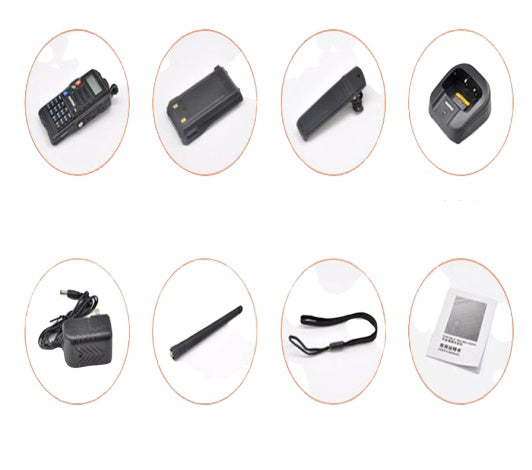 HKM-685843 BF-UV5R PLUS Professional FM Intercom with 136-174 & 400-520 MHz Frequency Range