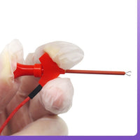 HKM-685971 Mini Test Hook with Direct Plug for Electronic Measurement - 30cm Silicone Wire