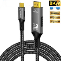 HKM-686035 8K60HZ Type-C to HDMI Cable, 1m/2m/3m Length Options for High-Quality Video Transfer
