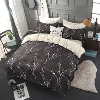 HKM-686099 Elegant Four-Piece Quilt Set in Various Sizes: Single to King Options