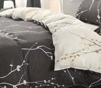 HKM-686099 Elegant Four-Piece Quilt Set in Various Sizes: Single to King Options