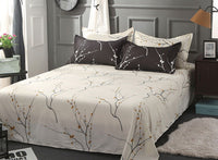 HKM-686099 Elegant Four-Piece Quilt Set in Various Sizes: Single to King Options