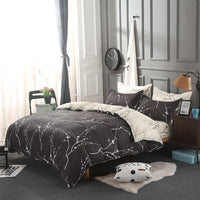 HKM-686099 Elegant Four-Piece Quilt Set in Various Sizes: Single to King Options