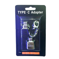 HKM-686163 Micro USB Female to USB 3.1 Type-C Male OTG Adapter Set - Zinc Alloy Durable Design