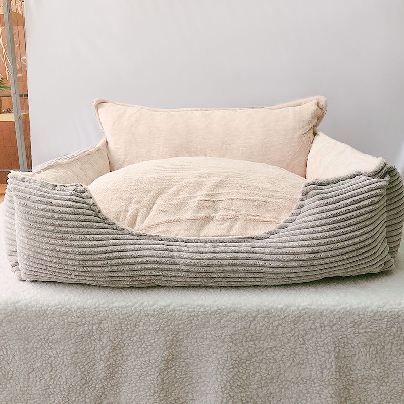 HKM-686163 Removable And Washable Plush Warm Pet Kennel Dog Bed