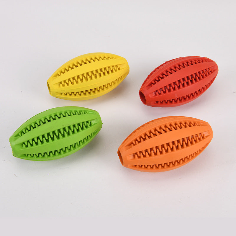 HKM-686227 Dog Toy Pet Chewing Molars Teeth Cleaning Olive Watermelon Ball Puzzle Toy