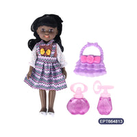 HKM-686419 Realistic 13-Inch Black Girl Reborn Baby Doll with Music, Educational Toy for Ages 2 to 4