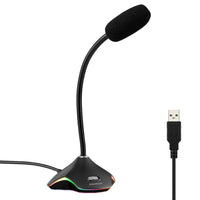 HKM-686483 Omni-Directional Wireless RGB Microphone for Home, Computer, Recording & Conference Use