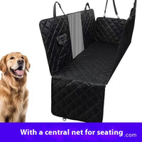 HKM-686547 Pet Car Cushion with Anti-Dirty Mat for Dogs - Black and Gray Options Available