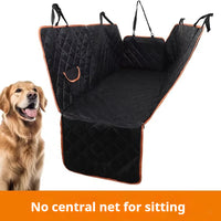 HKM-686547 Pet Car Cushion with Anti-Dirty Mat for Dogs - Black and Gray Options Available