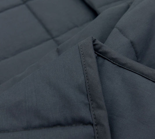 HKM-686611 Pure Cotton Weighted Blanket for Spring & Autumn, 180cm x 200-220cm, Soft & Cozy Design