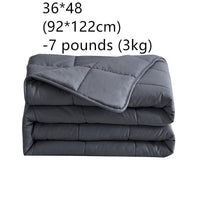 HKM-686611 Pure Cotton Weighted Blanket for Spring & Autumn, 180cm x 200-220cm, Soft & Cozy Design