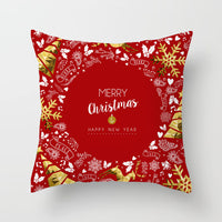 HKM-686739 Christmas-Themed Cushion Pillowcase in Various Colors and Patterns - 45x45cm Polyester