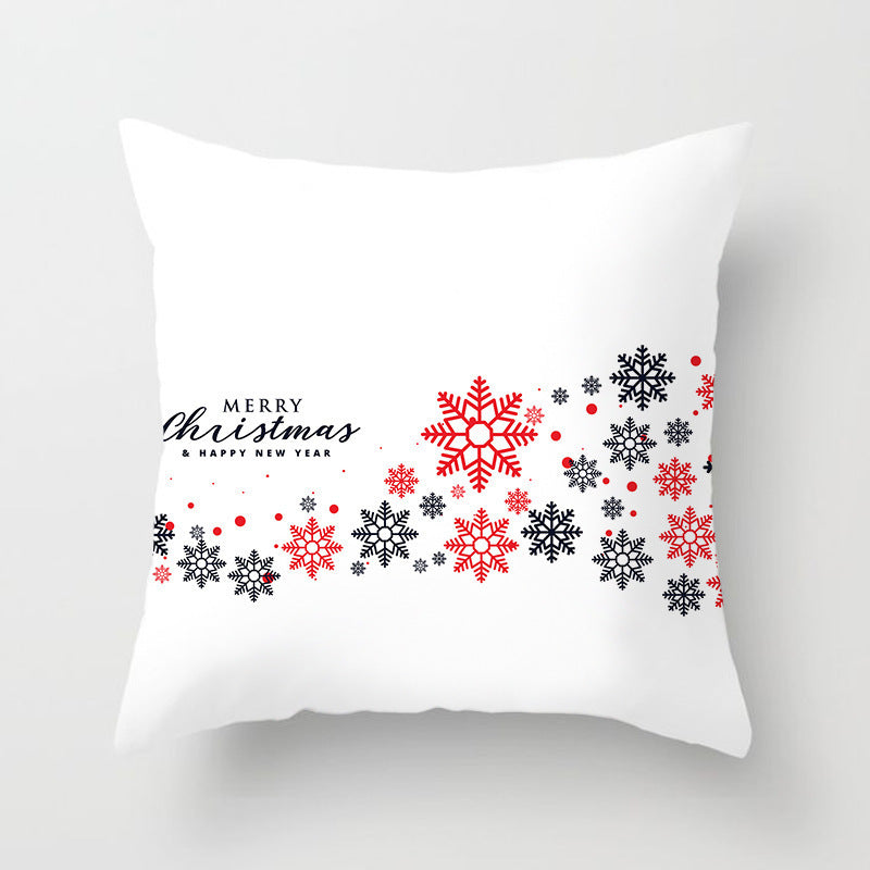 HKM-686739 Christmas-Themed Cushion Pillowcase in Various Colors and Patterns - 45x45cm Polyester