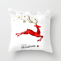 HKM-686739 Christmas-Themed Cushion Pillowcase in Various Colors and Patterns - 45x45cm Polyester