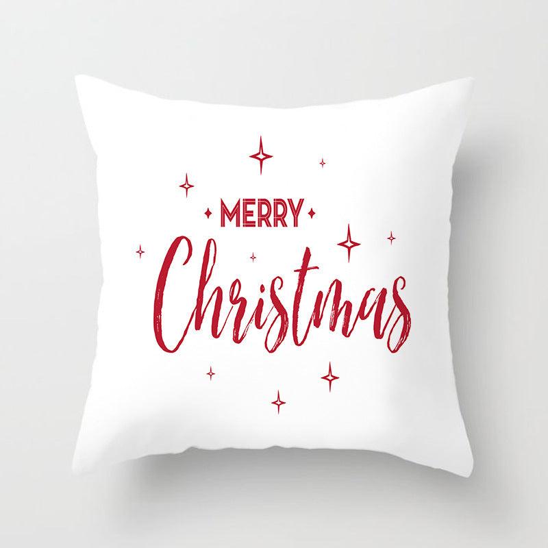 HKM-686739 Christmas-Themed Cushion Pillowcase in Various Colors and Patterns - 45x45cm Polyester