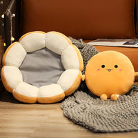 HKM-686995 Plush Round Cushion for Office, Bedroom, Living Room – Multiple Adorable Designs