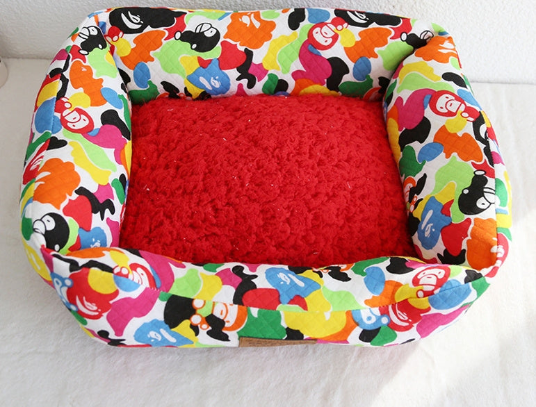 HKM-687059 Cozy Cotton Pet Nest for Dogs – Various Designs and Sizes for Year-Round Comfort