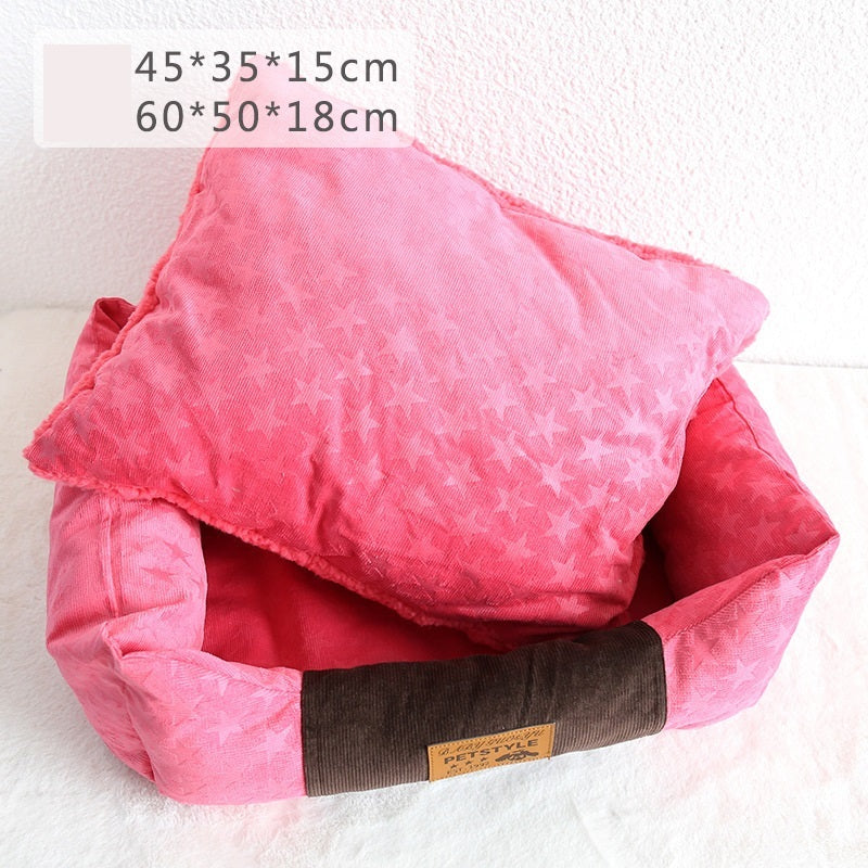 HKM-687059 Cozy Cotton Pet Nest for Dogs – Various Designs and Sizes for Year-Round Comfort