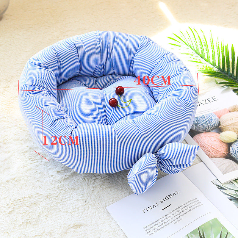 HKM-687059 Cozy Cotton Pet Nest for Dogs – Various Designs and Sizes for Year-Round Comfort
