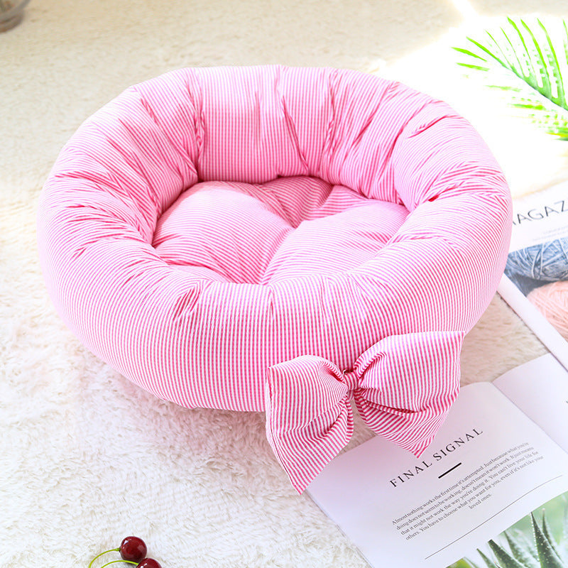 HKM-687059 Cozy Cotton Pet Nest for Dogs – Various Designs and Sizes for Year-Round Comfort