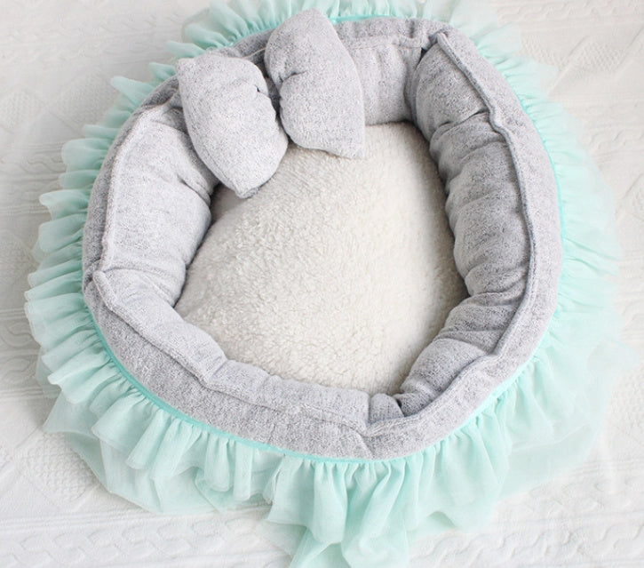 HKM-687059 Cozy Cotton Pet Nest for Dogs – Various Designs and Sizes for Year-Round Comfort