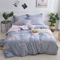 HKM-687251 Four-Piece Cotton Bedding Set - Duvet Cover, Bed Sheet, Pillowcases in Various Sizes