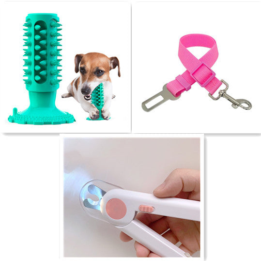 HKM-687379 Teeth Cleaning Dog Toothbrush Sucker Molar Stick Dog Bite Toy