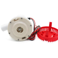 HKM-687443 12V Mini DC Submersible Bilge Pump with Float Switch for Marine Water Removal