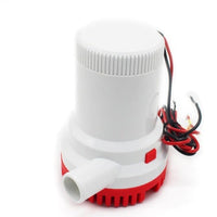 HKM-687443 12V Mini DC Submersible Bilge Pump with Float Switch for Marine Water Removal
