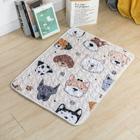 HKM-687891 Cotton Non-Slip Dog Mat in Various Fun Designs and Sizes