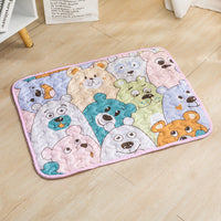 HKM-687891 Cotton Non-Slip Dog Mat in Various Fun Designs and Sizes