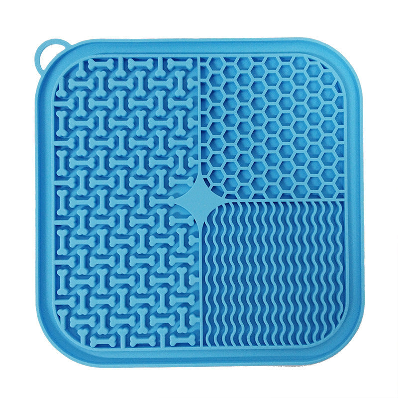 HKM-687955 Fengrong Silicone Non-Slip Slow Feeding Mat with Scraper for Dogs