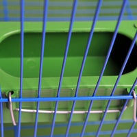 HKM-688019 Splash-Proof Hanging Bird Food Container - Durable Plastic, Compact Size