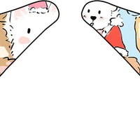 HKM-688083 Reversible Pet Bandana in Assorted Patterns - Sizes S, M, L - Made of Durable Polyester