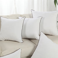 HKM-688211 Feather Velvet Pillow in Various Sizes with Soft Chemical Fiber & Down Feather Fill