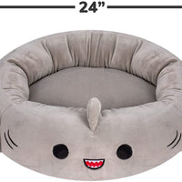 HKM-688211 Super Soft Light Gray Plush Bed Pet Pad for Dogs - 50cm, 60cm, 76cm Sizes Available