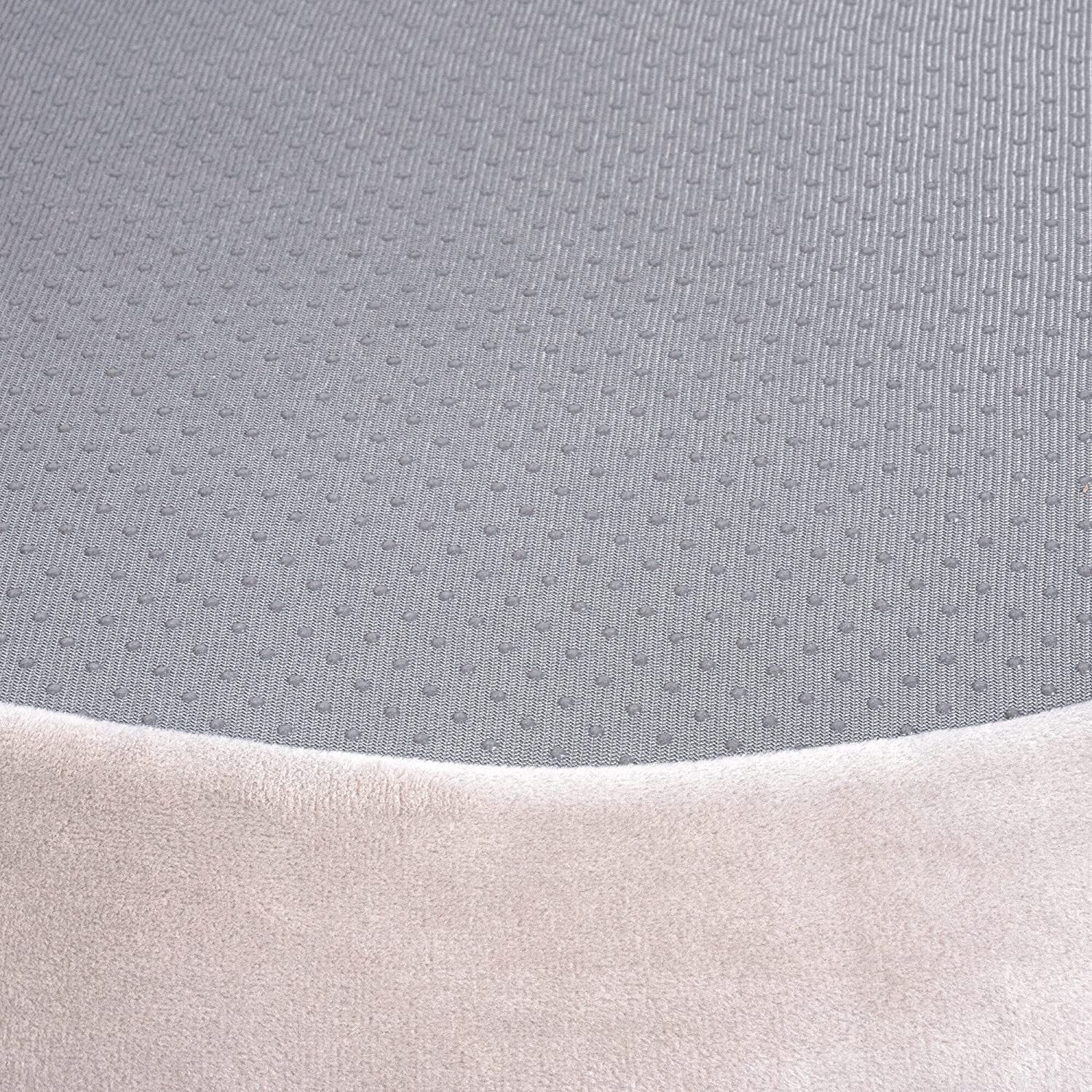 HKM-688211 Super Soft Light Gray Plush Bed Pet Pad for Dogs - 50cm, 60cm, 76cm Sizes Available