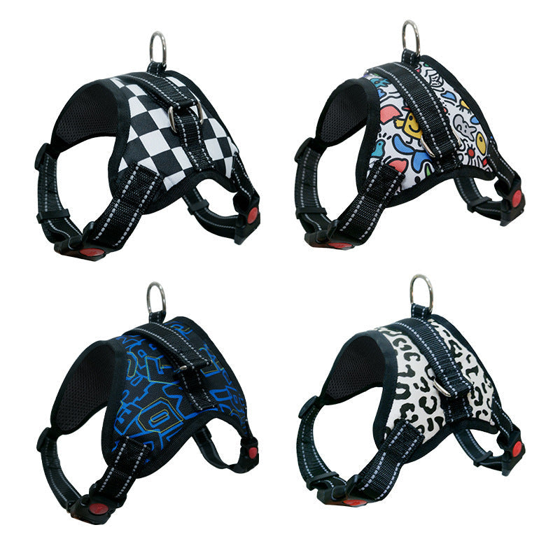 HKM-688275 Medium Large Dog Saddle Chest Strap for Secure and Comfortable Walks