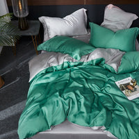 HKM-688403 Double-Sided Tencel Four-Piece Bedding Set for 1.5M-2.0M Beds in Modern Design
