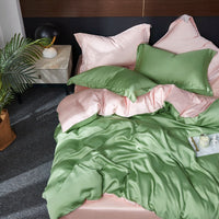 HKM-688403 Double-Sided Tencel Four-Piece Bedding Set for 1.5M-2.0M Beds in Modern Design