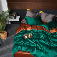 HKM-688403 Double-Sided Tencel Four-Piece Bedding Set for 1.5M-2.0M Beds in Modern Design