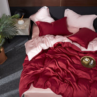 HKM-688403 Double-Sided Tencel Four-Piece Bedding Set for 1.5M-2.0M Beds in Modern Design