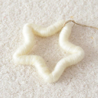 HKM-688531 Christmas Snowflakes and Stars Wool Felt Ornaments for Holiday Decor