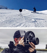 HKM-688659 SLR Camera Lens Hood - Anti-Reflective Silicone Cover, 21cm Diameter, Black